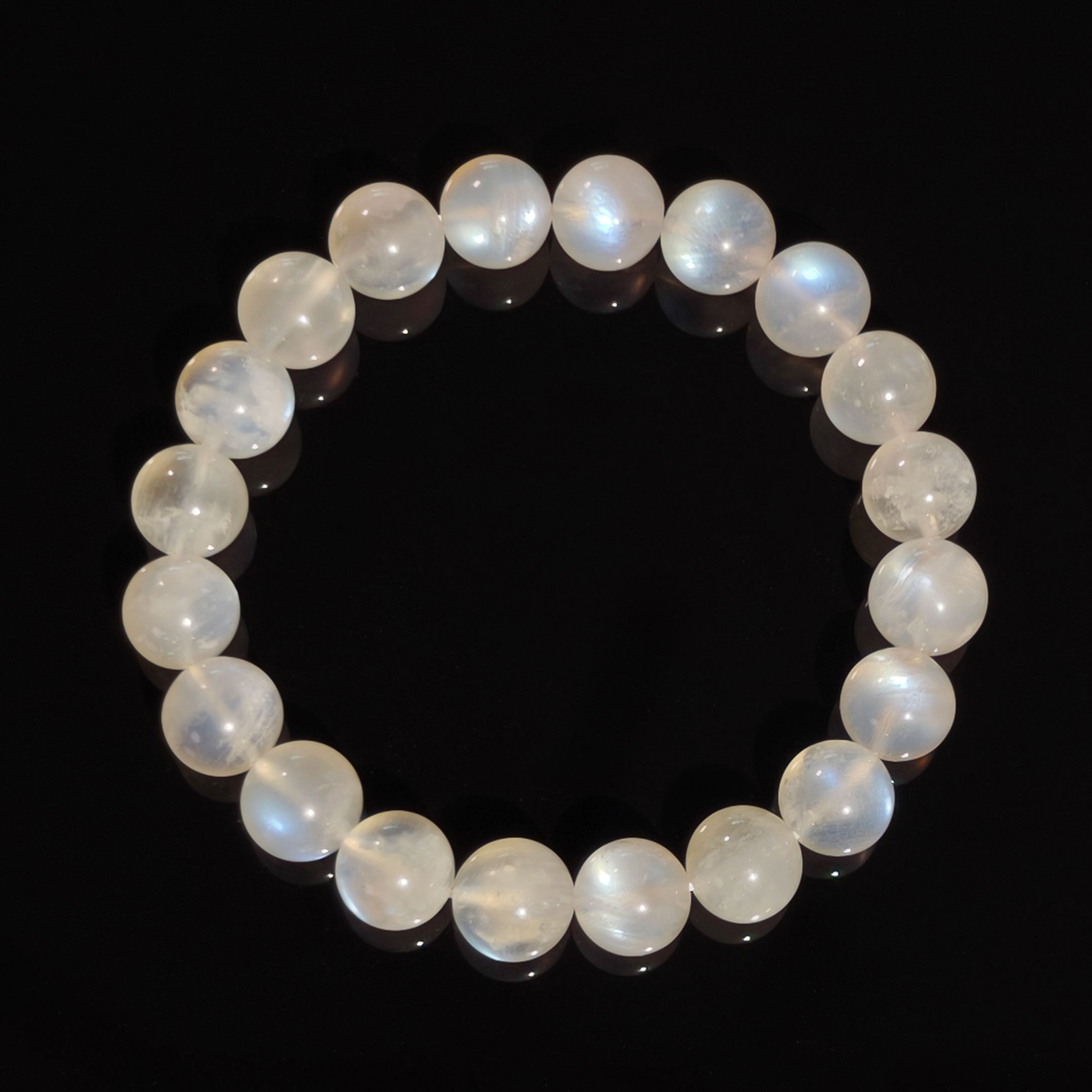 Etheris Moonstone Healing Bracelet - Authentic Natural Moonstone Crystal for Intuition & Calm