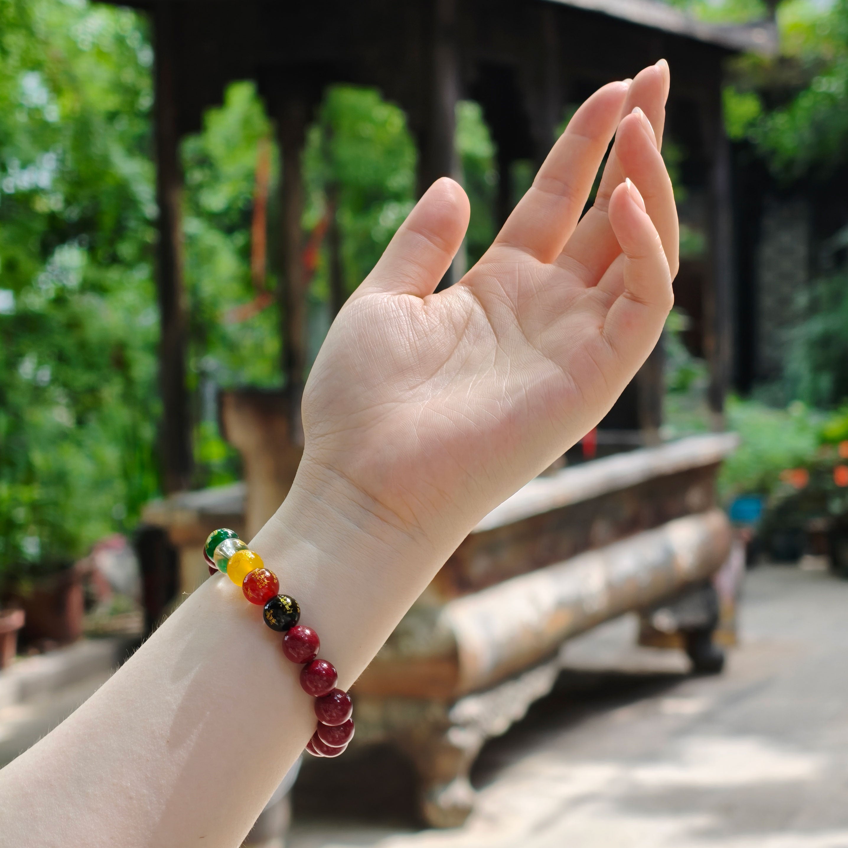 Feng Shui Cinnabar Bracelet for Financial Prosperity & Good Fortune - Etheris