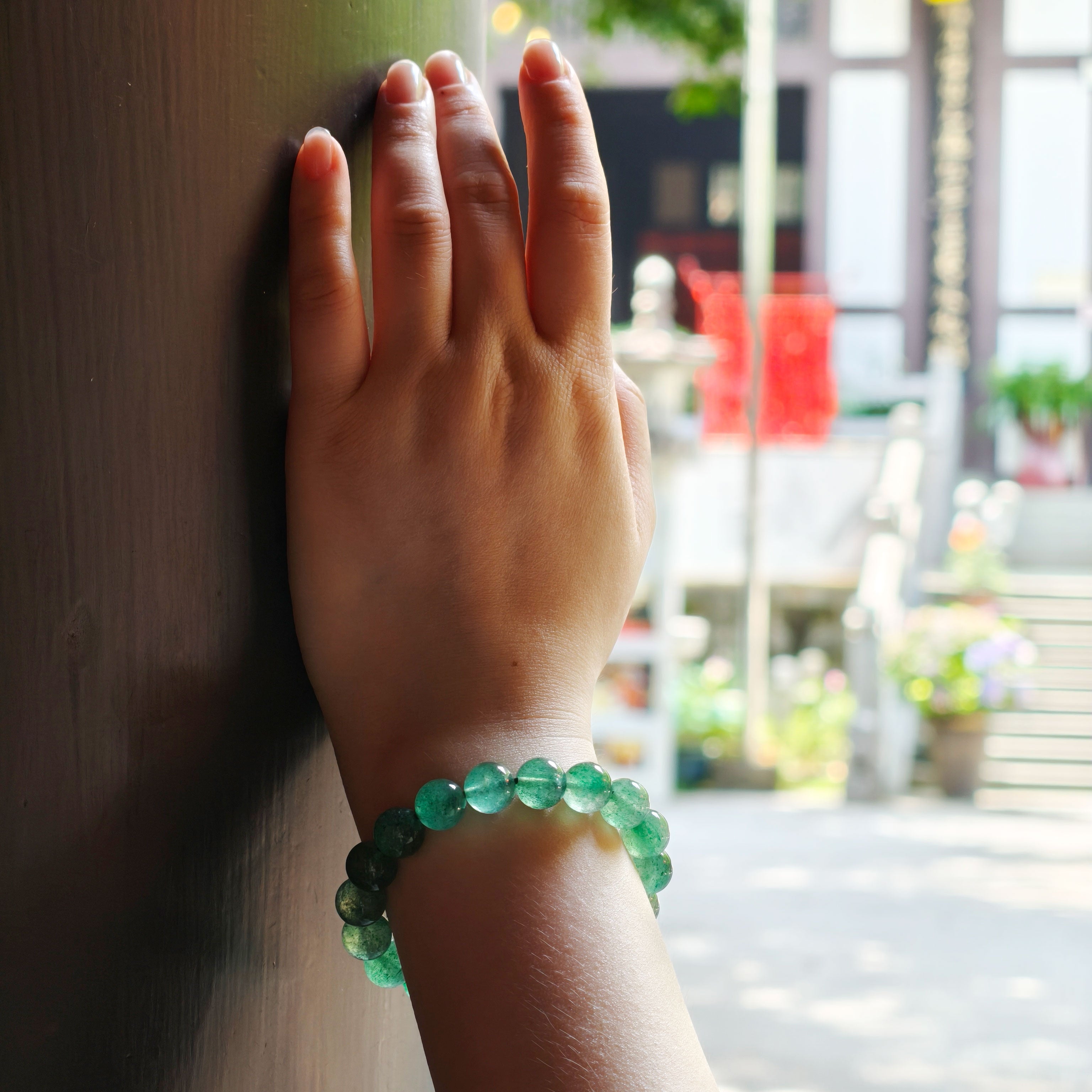 Natural Green Rose Quartz for Heart Healing - Etheris