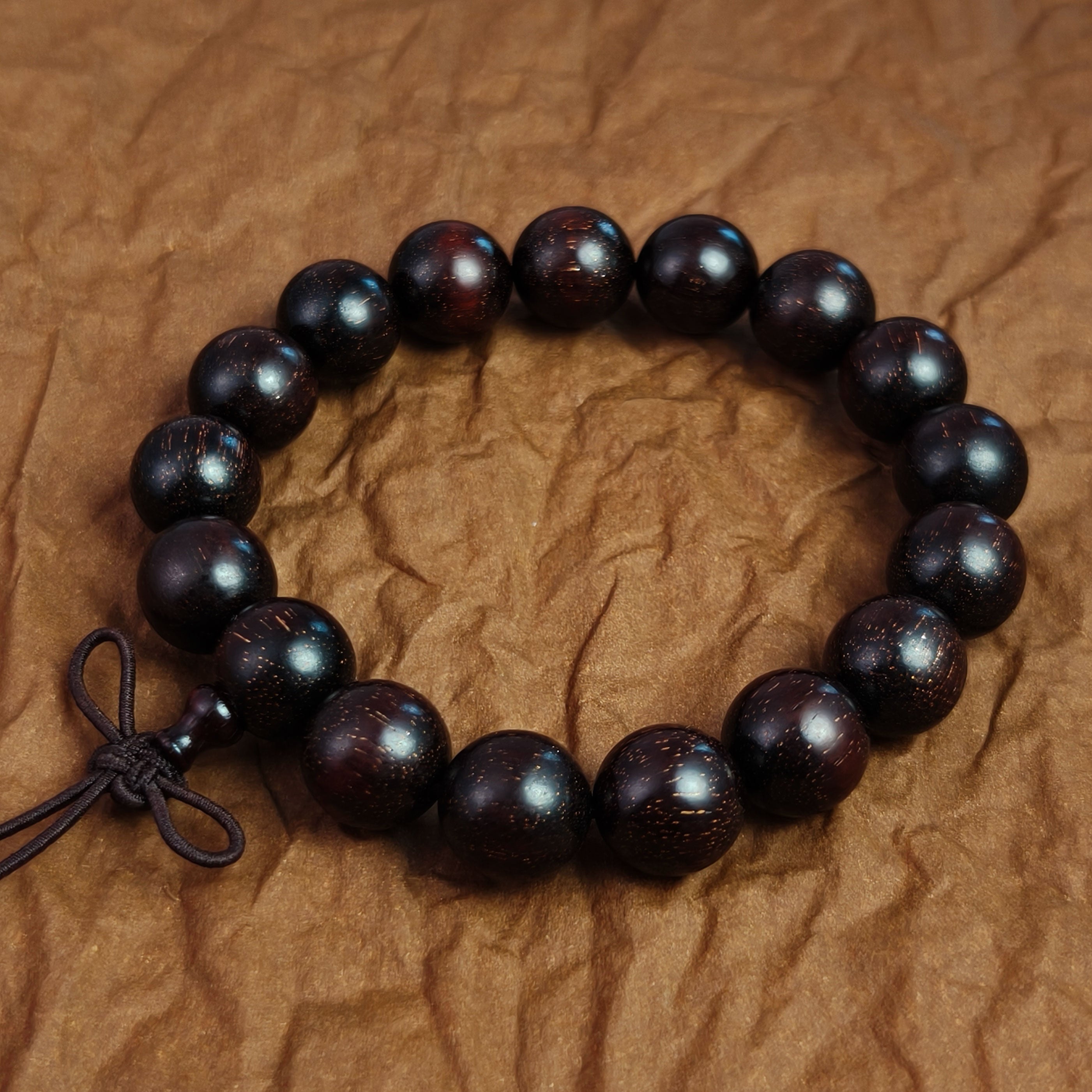 Red Sandalwood Bead Bracelet - Etheris